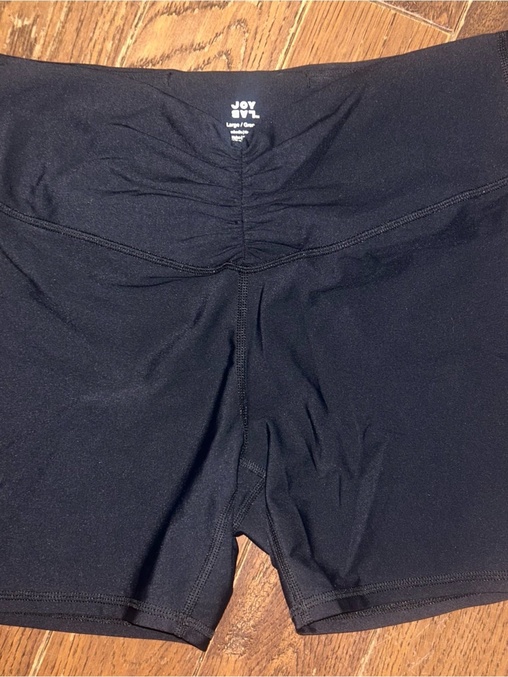 JoyLab Black High-Rise Bike Shorts
